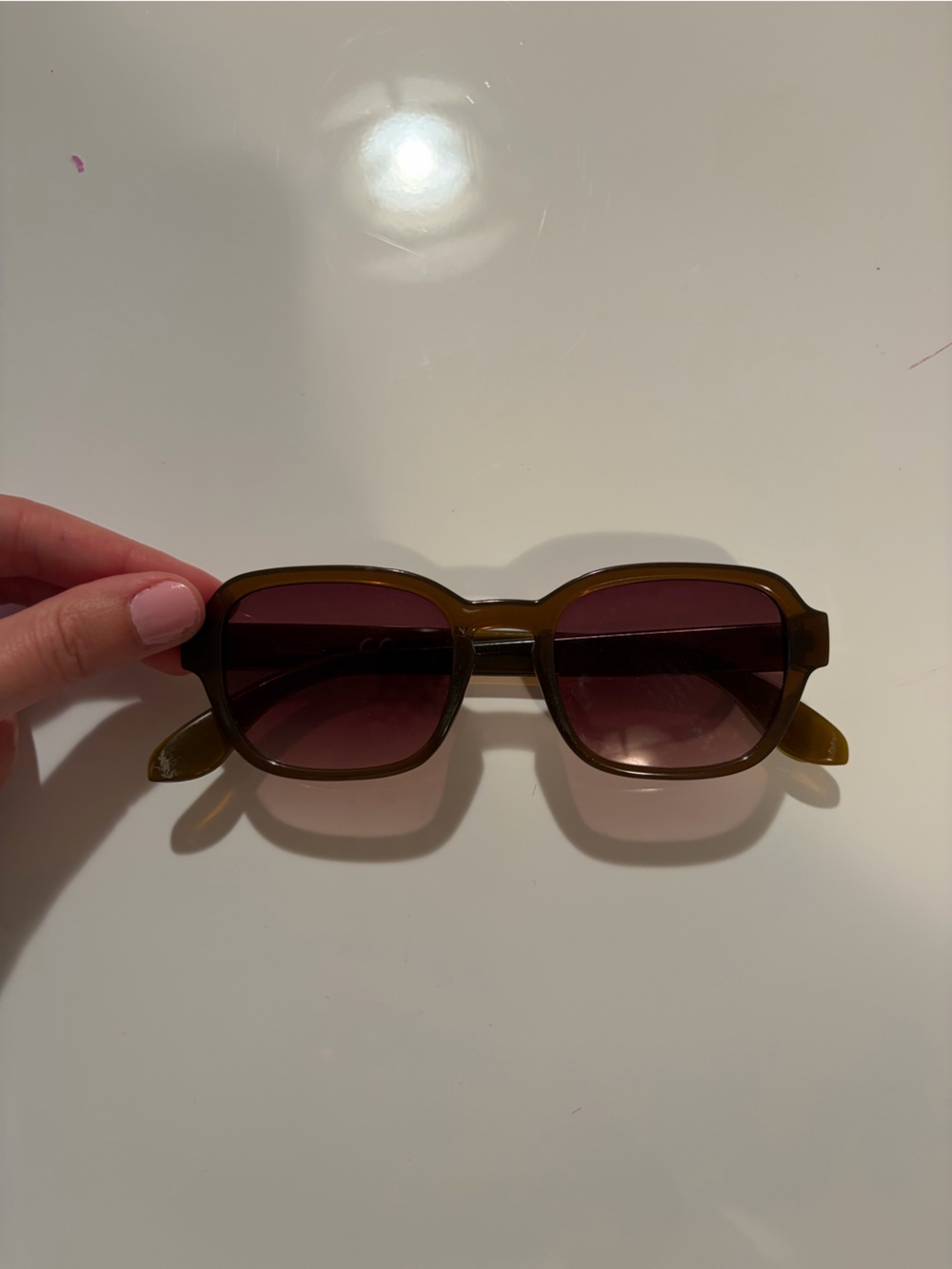 Green sunglasses